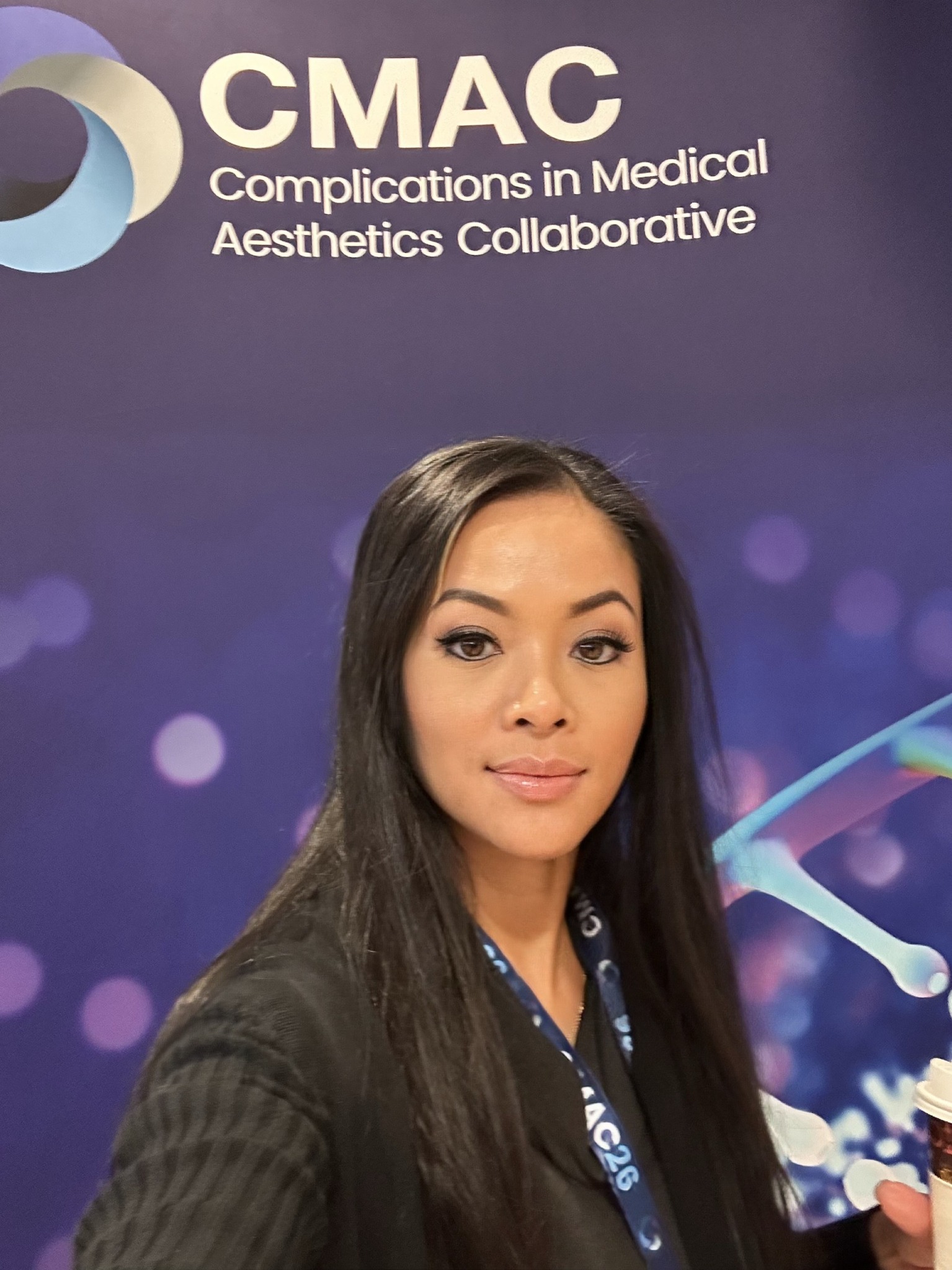 Dr. Pauline Bui at the Complications in Medical Aesthetics Collaborative conference