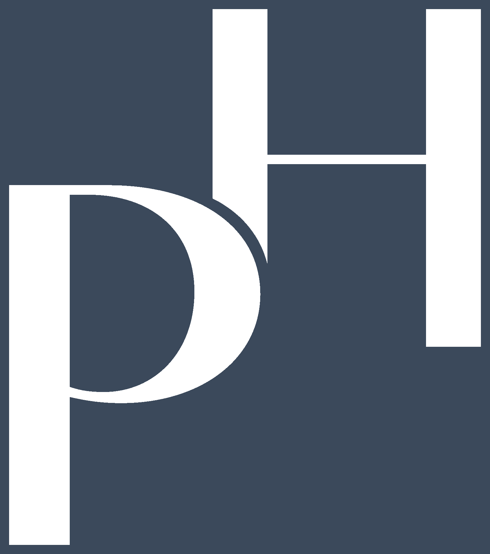PH stamp White / navy